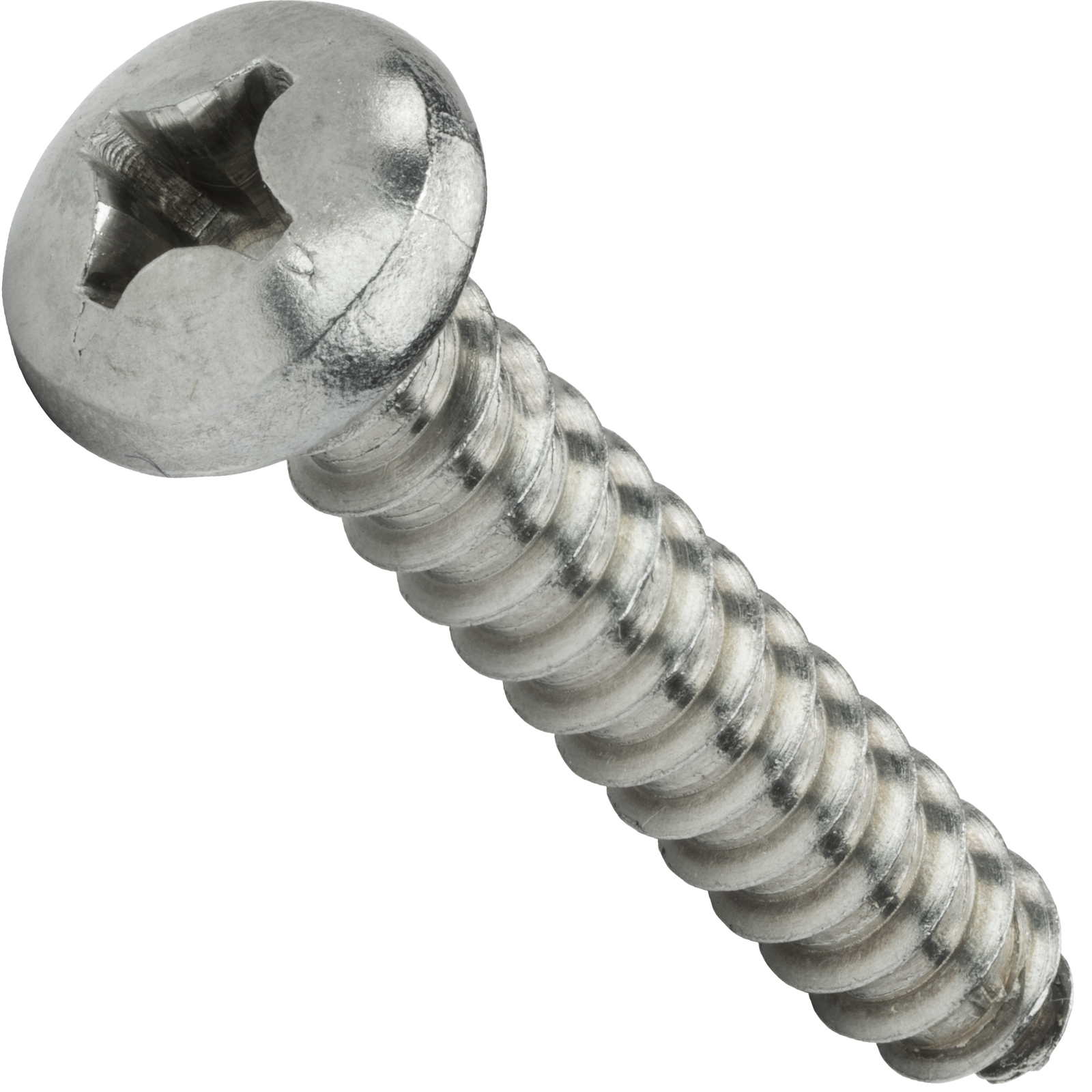 #10 x 1" Self Tapping Screws Sheet Metal Pan Head Stainless Steel Qty 100