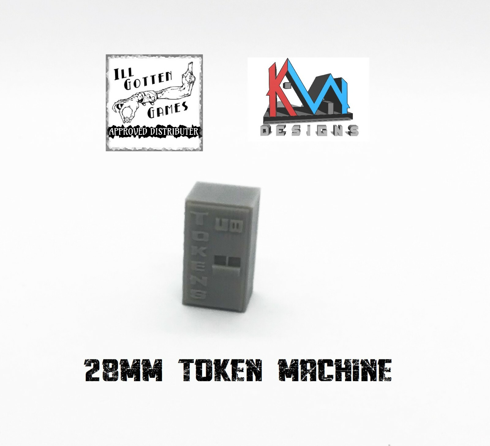 3D Printed - 28mm Heroic Scale Token Machine