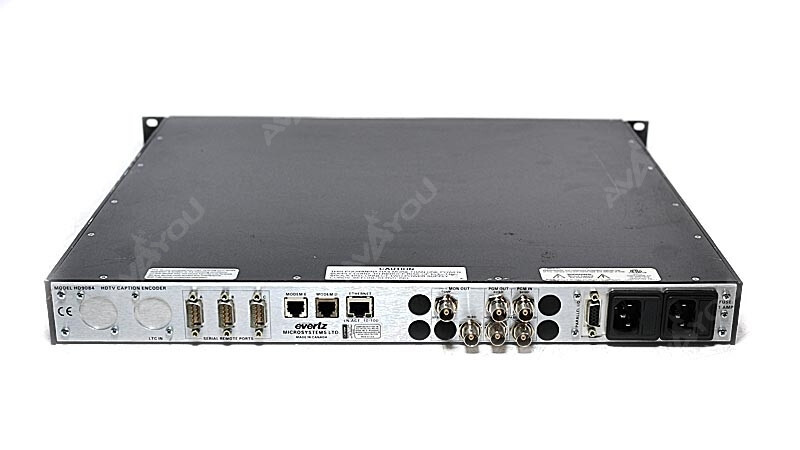 Evertz HD9084 +2PS HD DTV Closed Caption Encoder CC