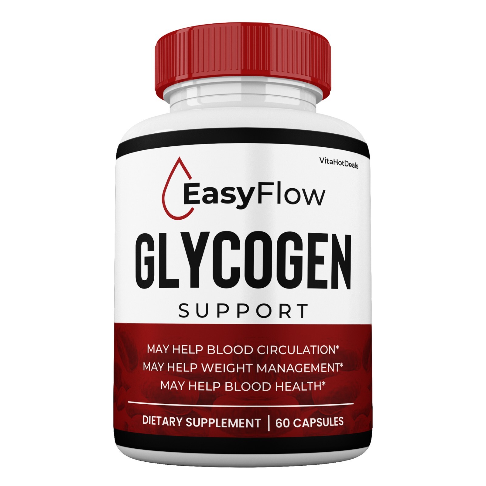 EasyFlow Glycogen Support Pills, Easy Flow Capsules Blood Support (5 Pack)