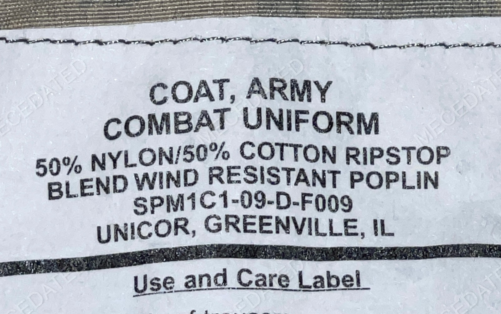 NWOT ACU ARMY COAT COMBAT UNIFORM MEDIUM REGULAR MR