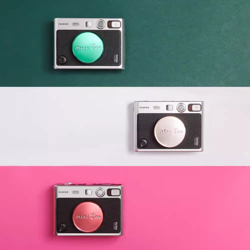 Glossy Color Lens Cap for Fujifilm Instax Mini EVO Instant Camera