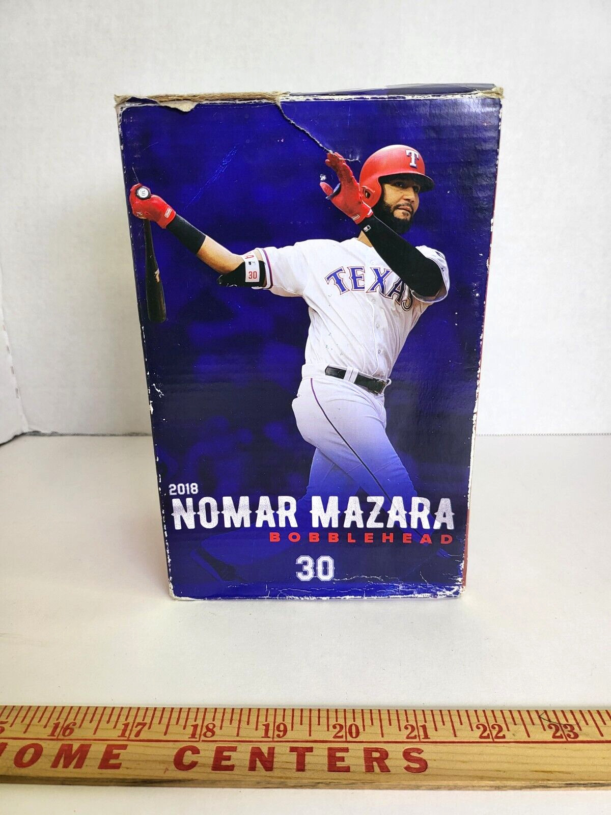 2018 Nomar Mazara Bobblehead Texas Rangers #30 w/Box