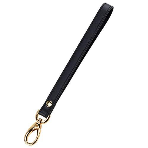 Allzedream Wristlet Strap Genuine Leather Clutch Purse Key Wrist Lanyard Top