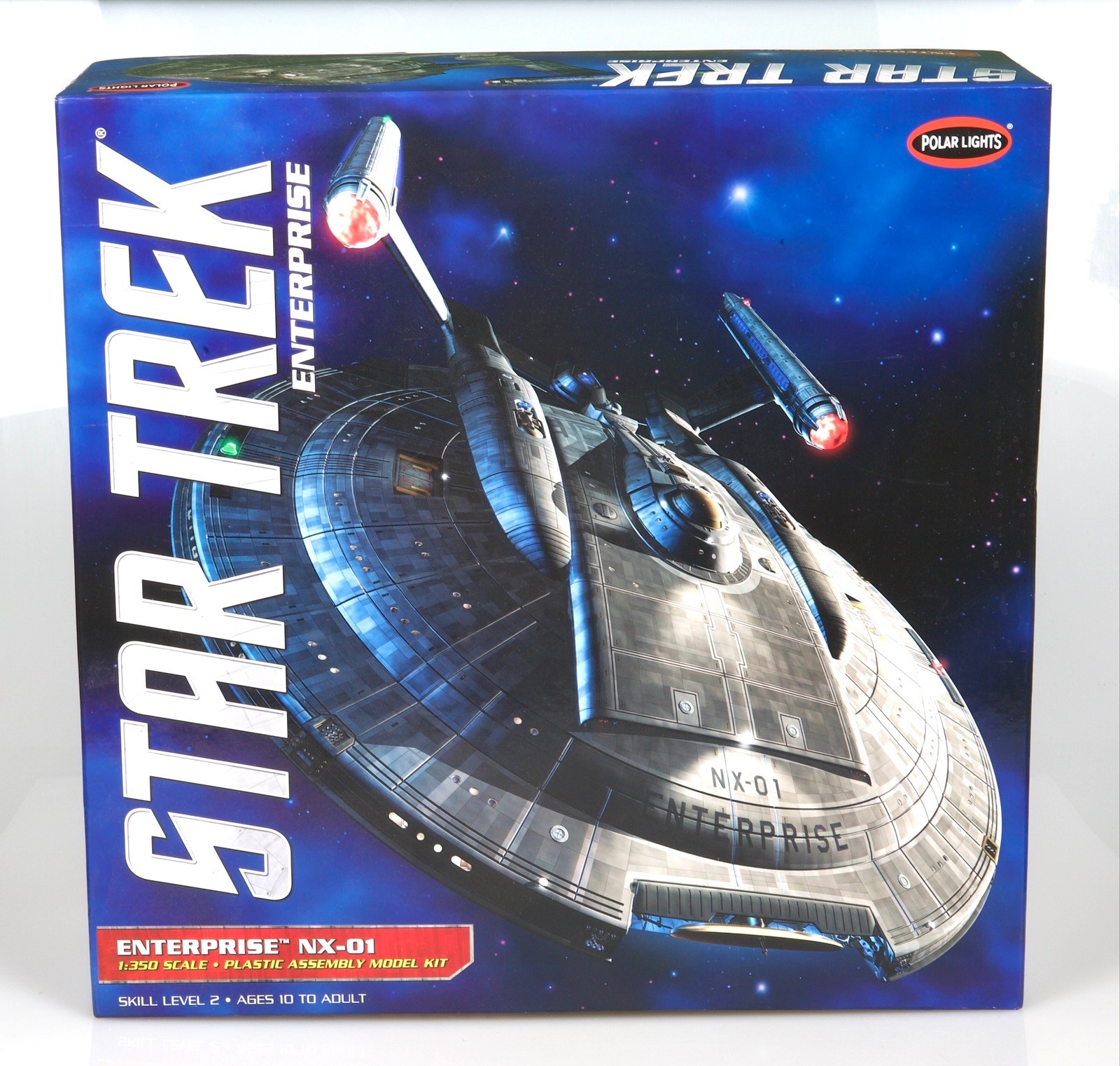 1/350 2013 POLAR LIGHTS STAR TREK USS ENTERPRISE NX-01 POL902/04 Model UNUSED!