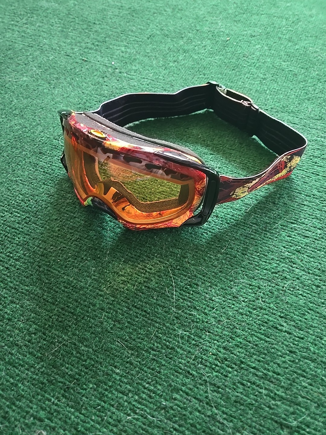Oakley Tanner Hall Special Edition Crowbar Plutonite Goggles Rasta Used