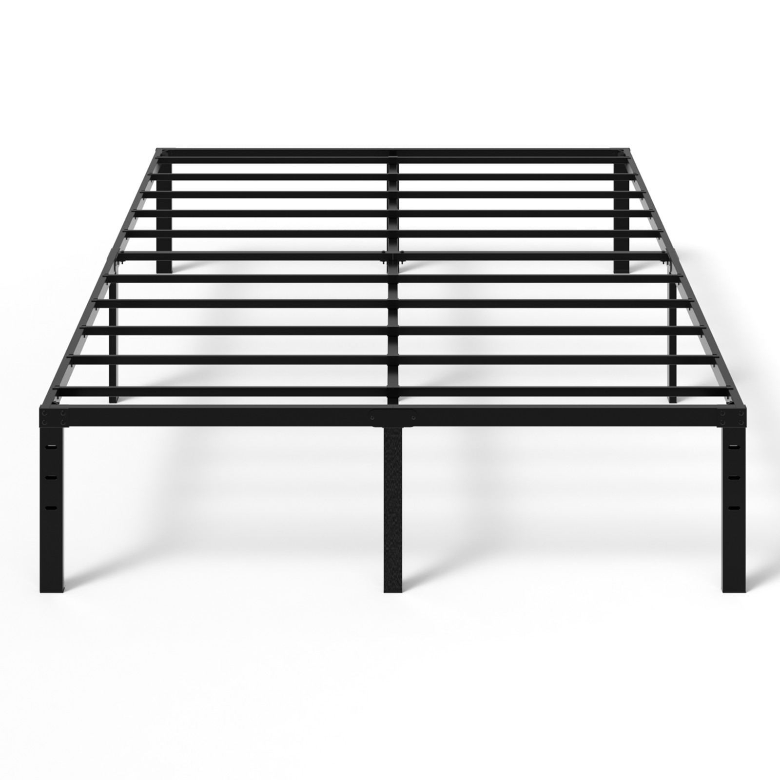 14 inch Twin Full Queen King Metal Bed Frame with Under-Bed Storage Space Black