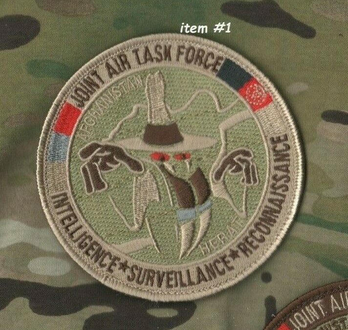 JOINT AIR TASK FORCE HERAT AFGHANISTAN INTEL-SURVEILLANCE-RECON vêlkrö #1 PATCH