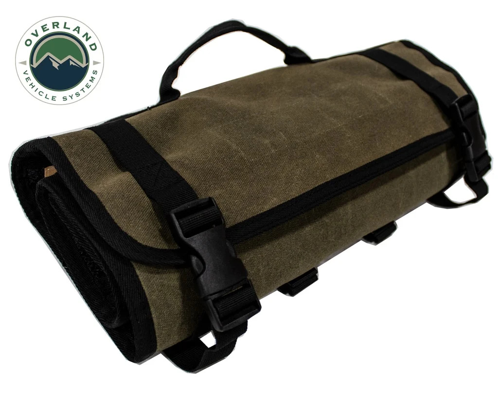 Overland Vehicle Systems Rolled Bag First Aid - #16 Waxed Canvas