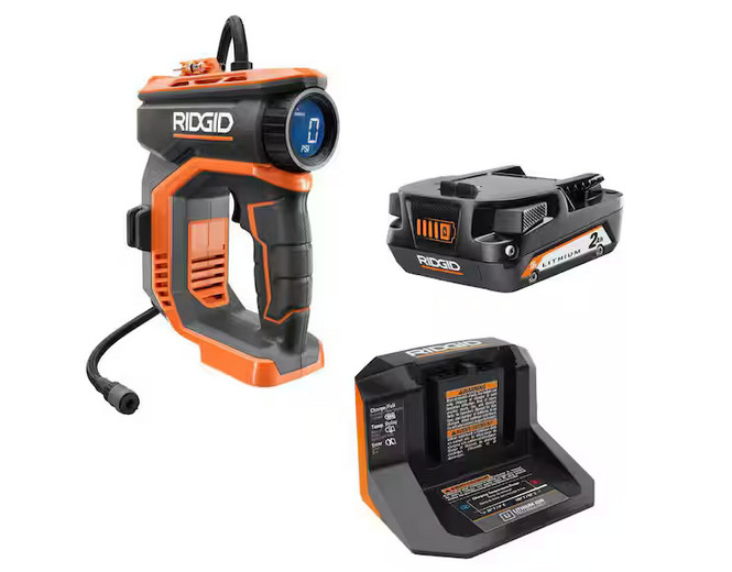 RIDGID R87044KN Tank Inflator Kit - Orange