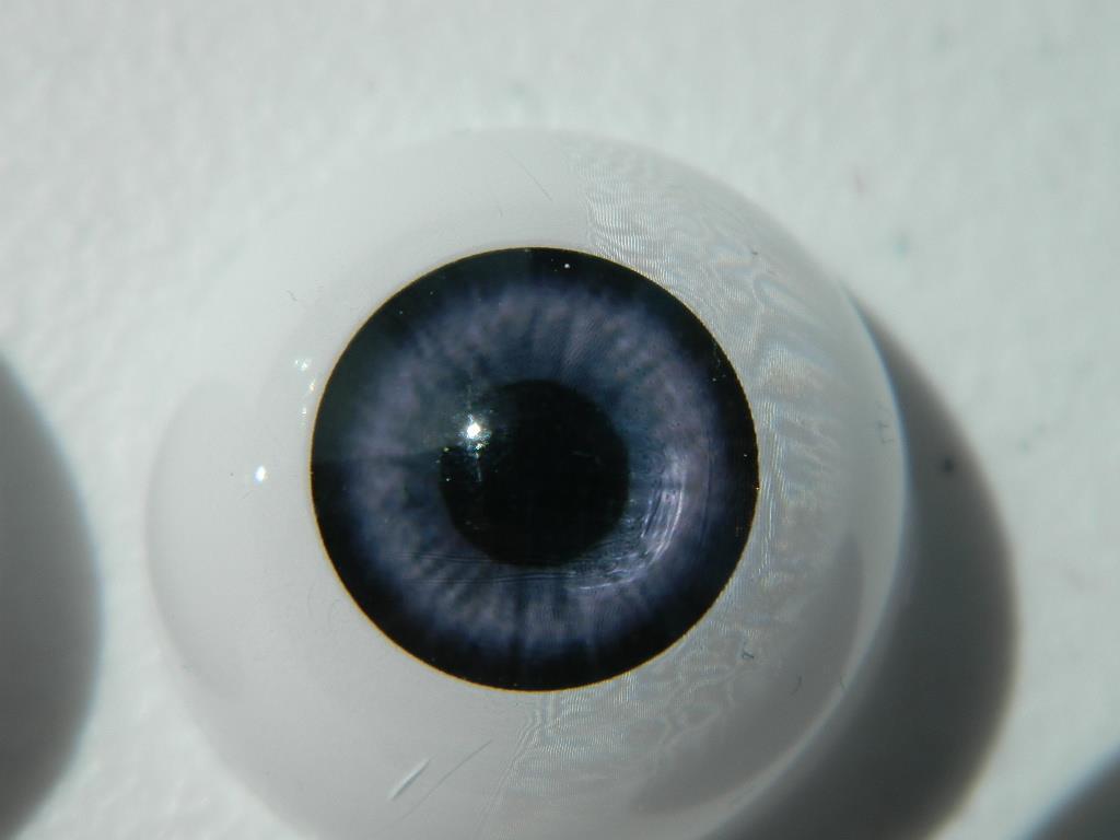 Realistic Life Size Eyes for Halloween PROPS, MASKS, DOLLS (26 mm) FB04 Purple