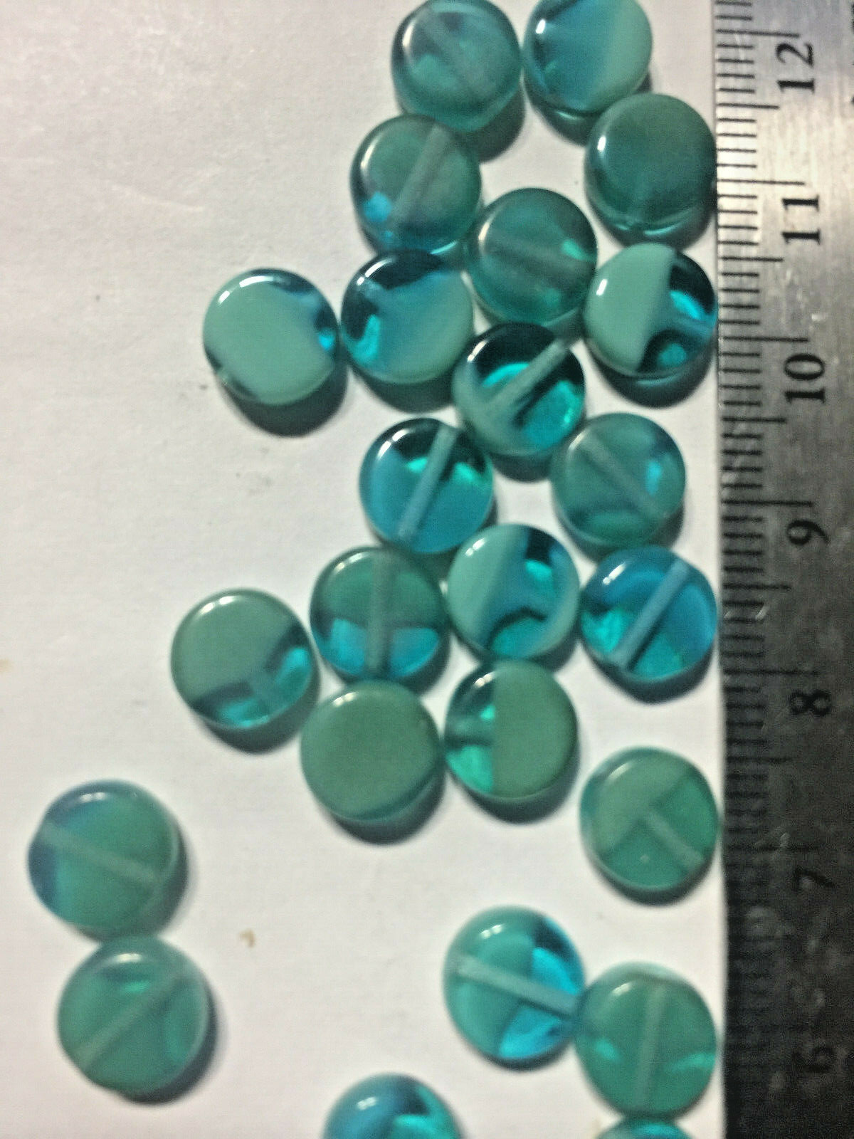 Czech Flat Circle Coin Beads All Sizes