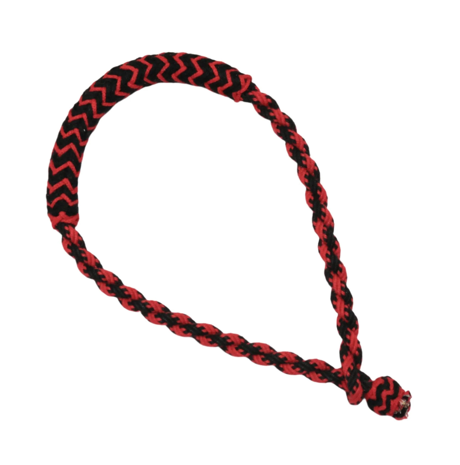 Bosal Charro Algodon Rojo Bosal Black Braided Cotton