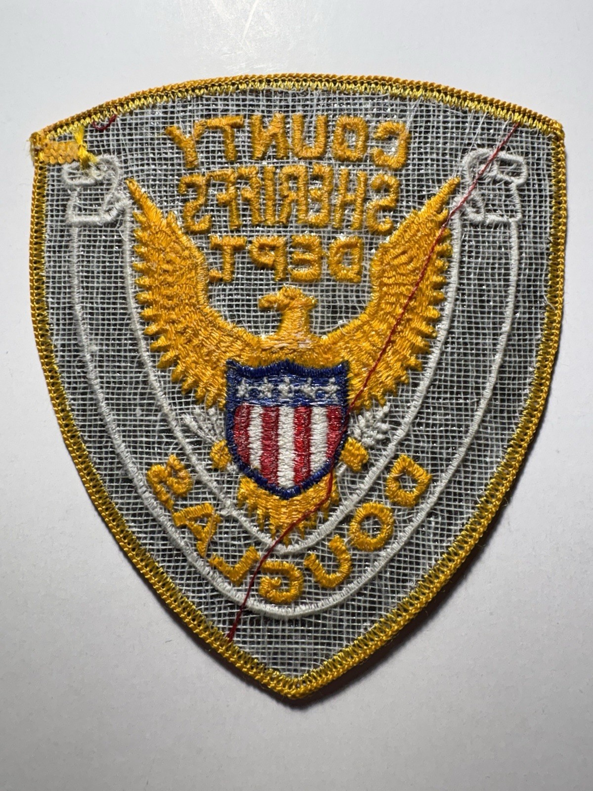 Douglas County Illinois Sheriff Patch ~ Obsolete / RARE