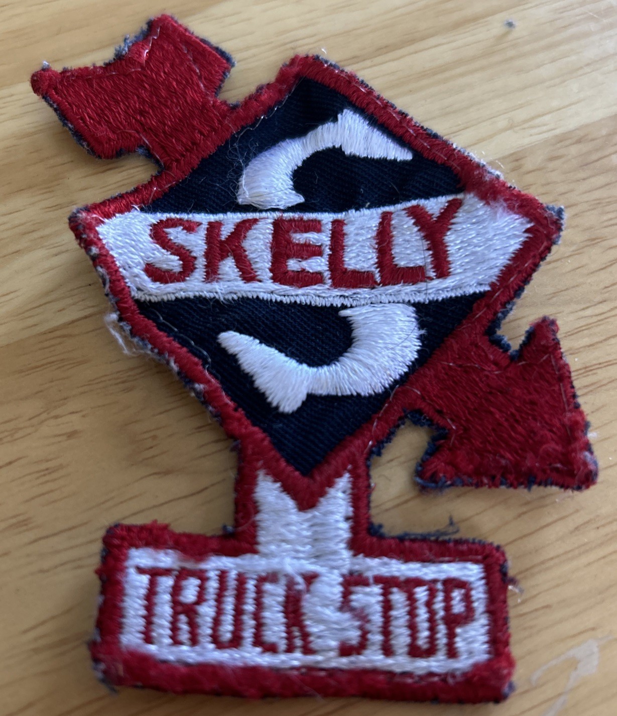 NoS Vintage Rare Skelly Truck Stop Oil Gasoline Uniform Patch Petrol Memorabilia