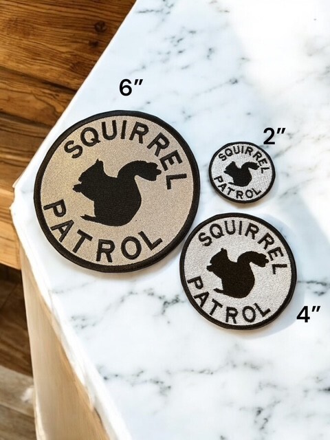 Squirrel Patrol Patch