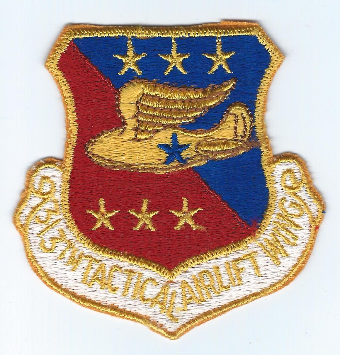 1970s 313th  TACTICAL  AIRLIFT WING patch