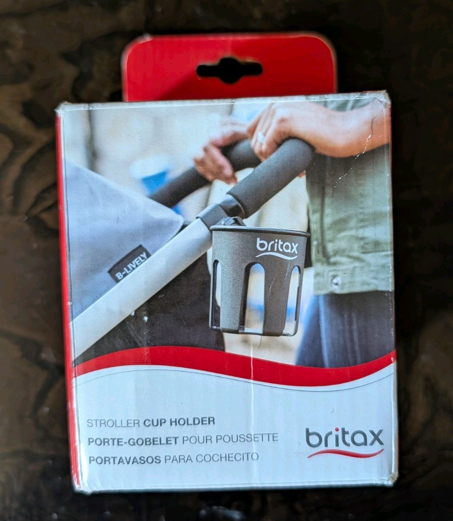 Genuine Britax Stroller Cup Holder Brand New In Box Never Used