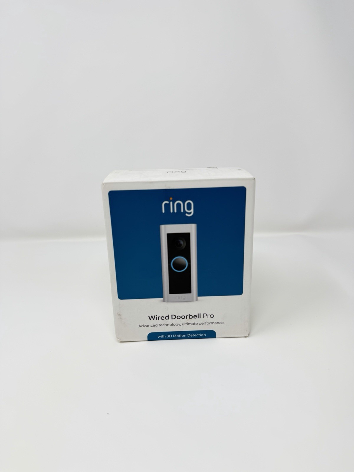 Ring Wired Doorbell Pro Smart Video Doorbell 3D Motion Detection White
