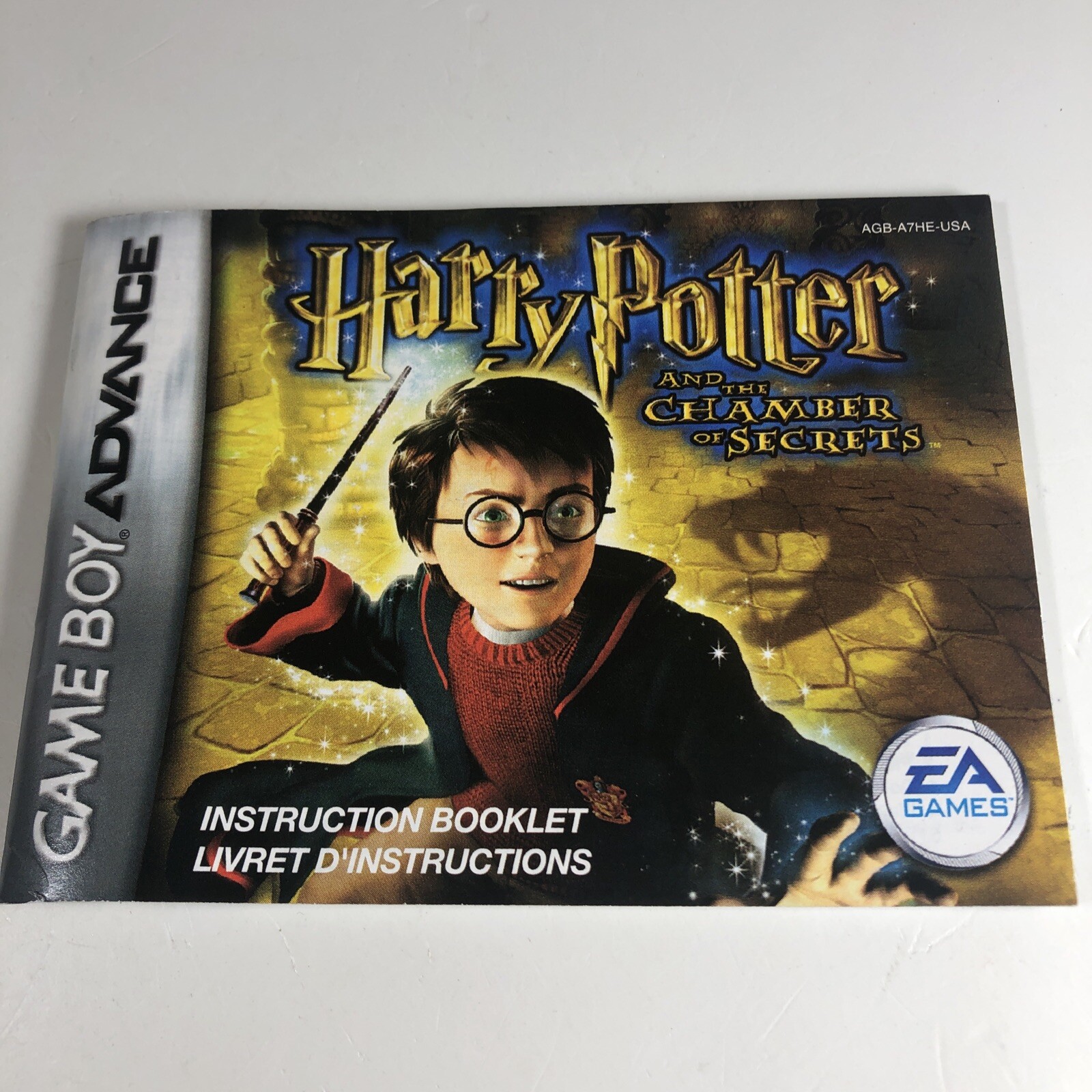 Harry Potter and the Chamber of Secrets Manual Nintendo Game Boy Advance GBA