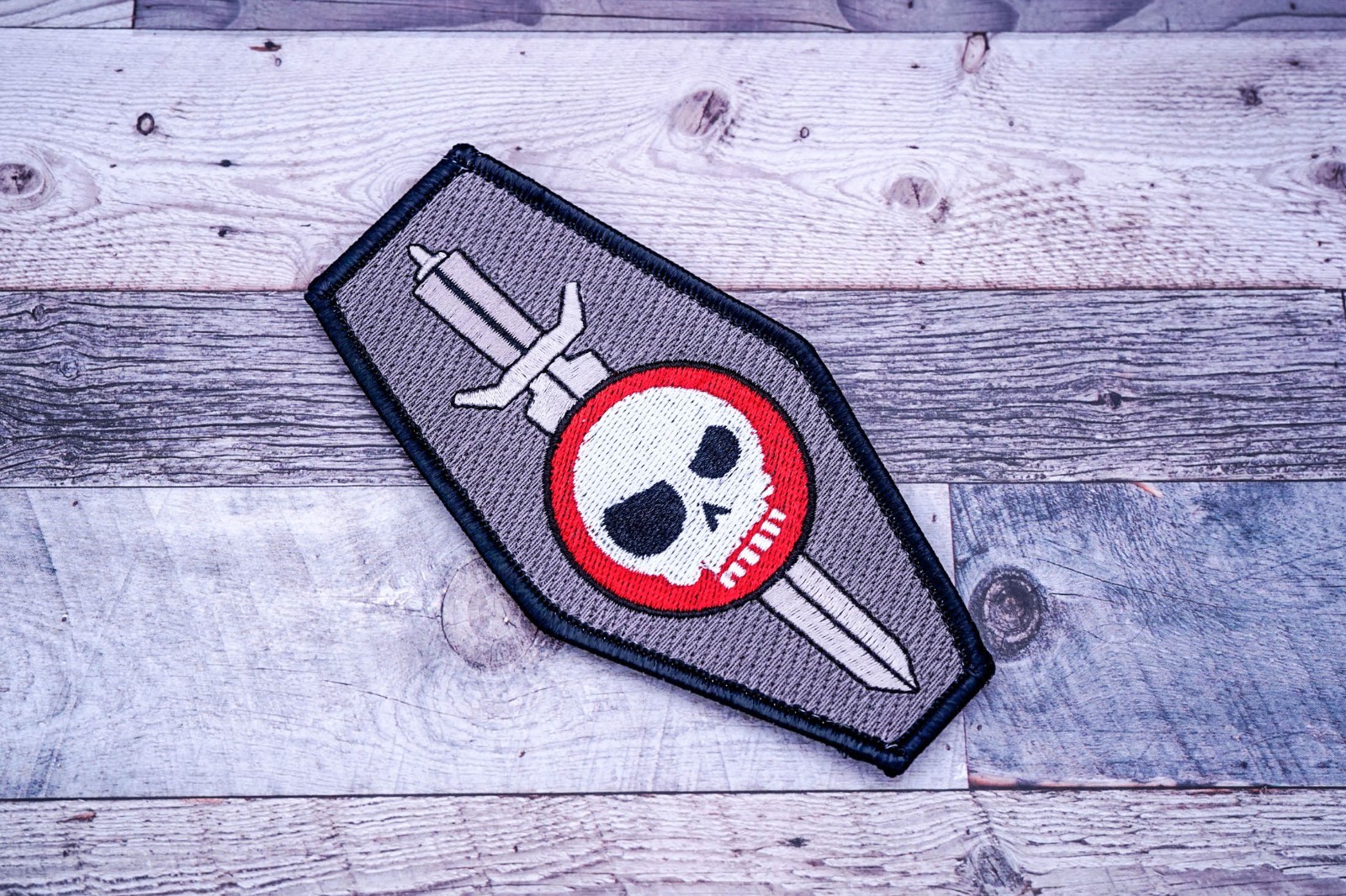 Triple Aught Design Roman Sword & Shield Mean T-Skull Patch
