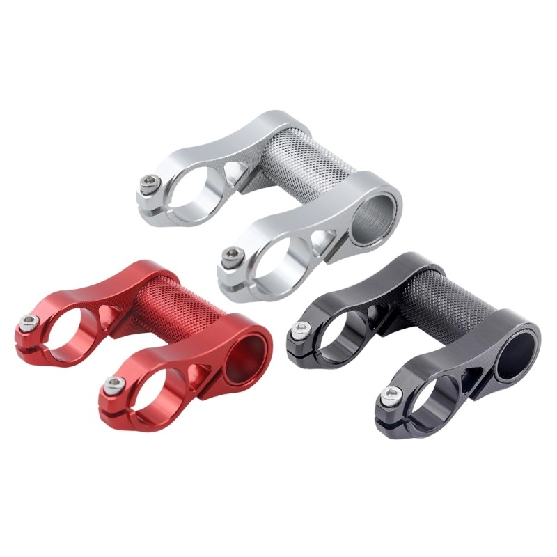 Folding Bike Handlebars Double Stem Risers Light Light Hollows Out Adjustable