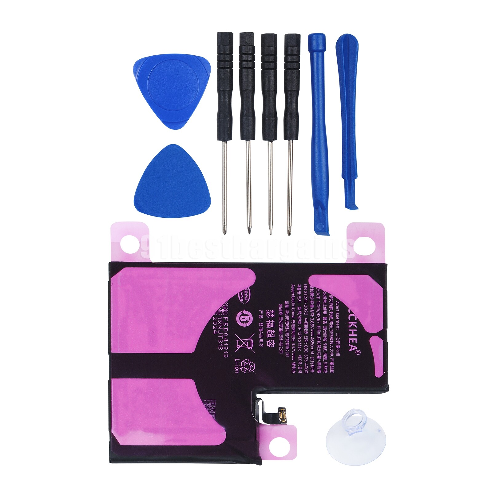 For Apple iPhone 13 Pro Max Battery Internal Replacement 4650mAh + Tool Adhesive