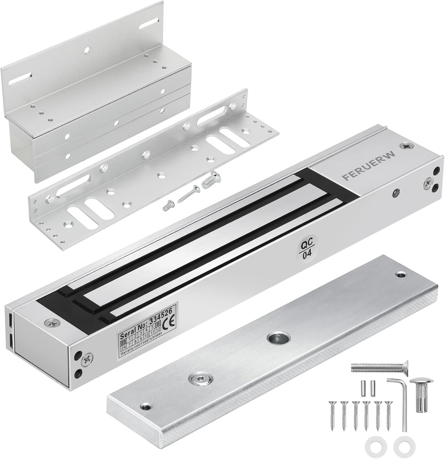 Cerradura magnética eléctrica 280KG 12V puerta control acceso ZL