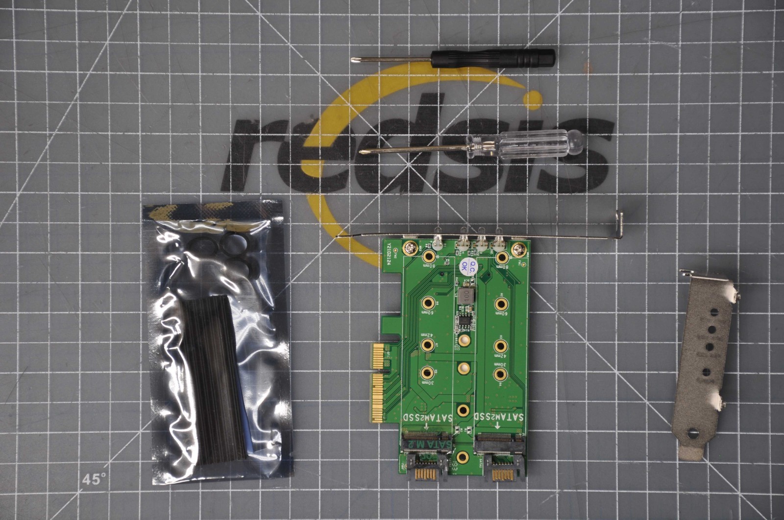 STARTECH - StarTech.com 3-Port M.2 SSD [NGFF] Adapter Card 1 x used PEXM2SAT32N