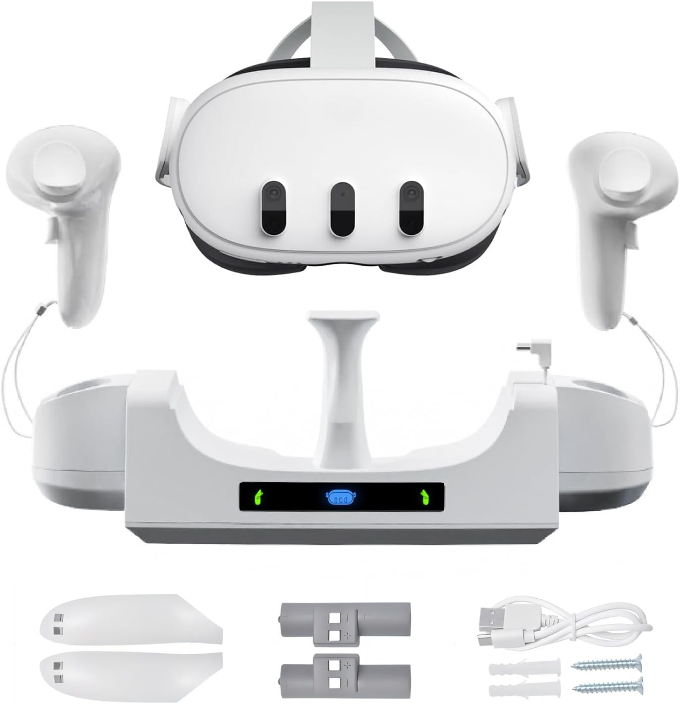Charging Stand for Meta Quest 3 VR Handle Controller Charging Dock Storage Base