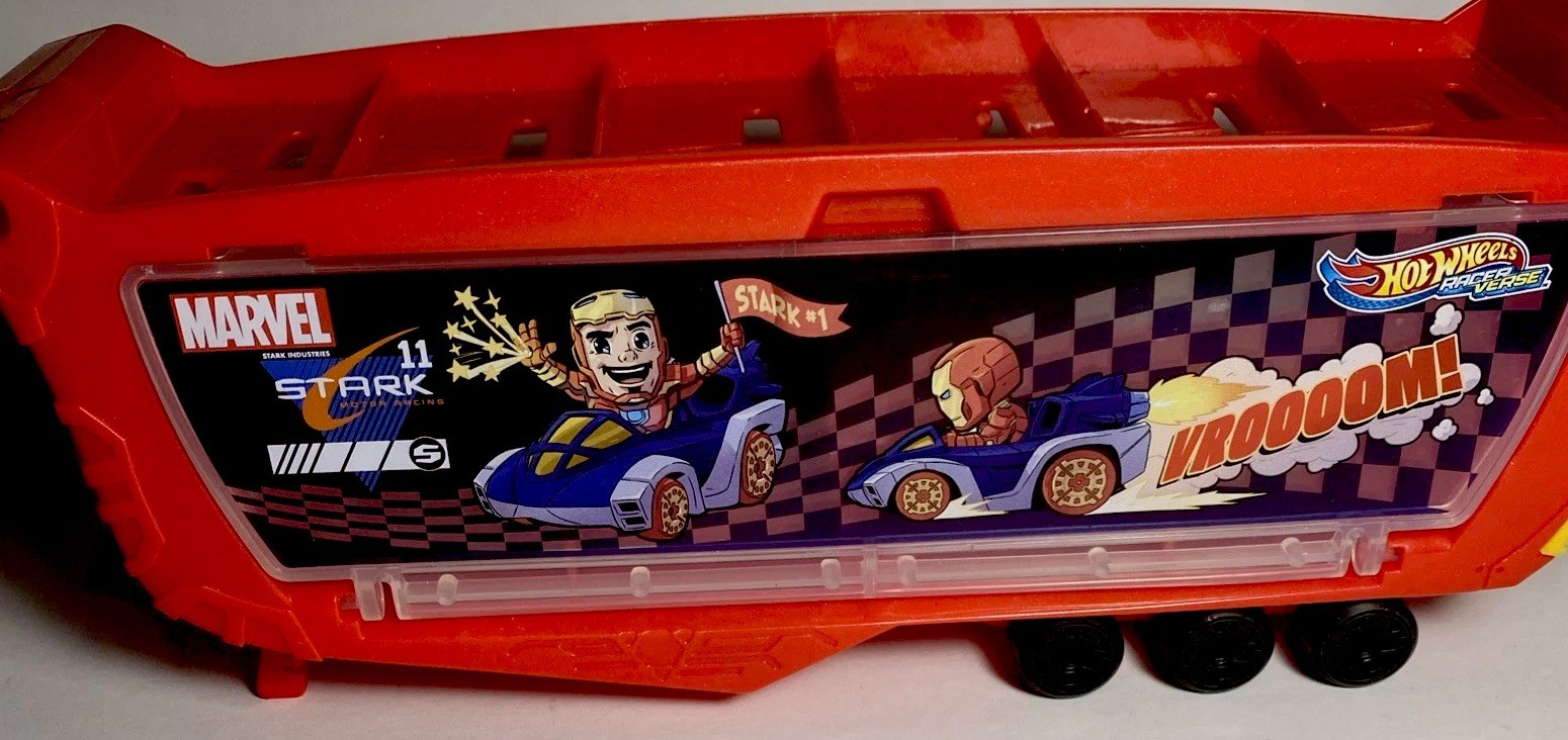 Marvel Hot Wheels Racer Verse Stark#1 Car Carrier- Carrier Only