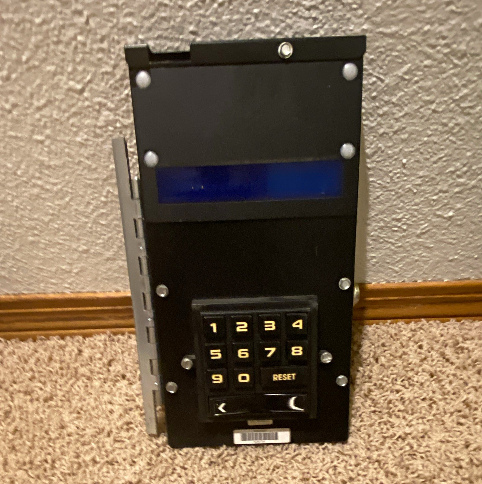Vending Machine Keypad & Display Control Panel Assembly Keypad & Membrane Black