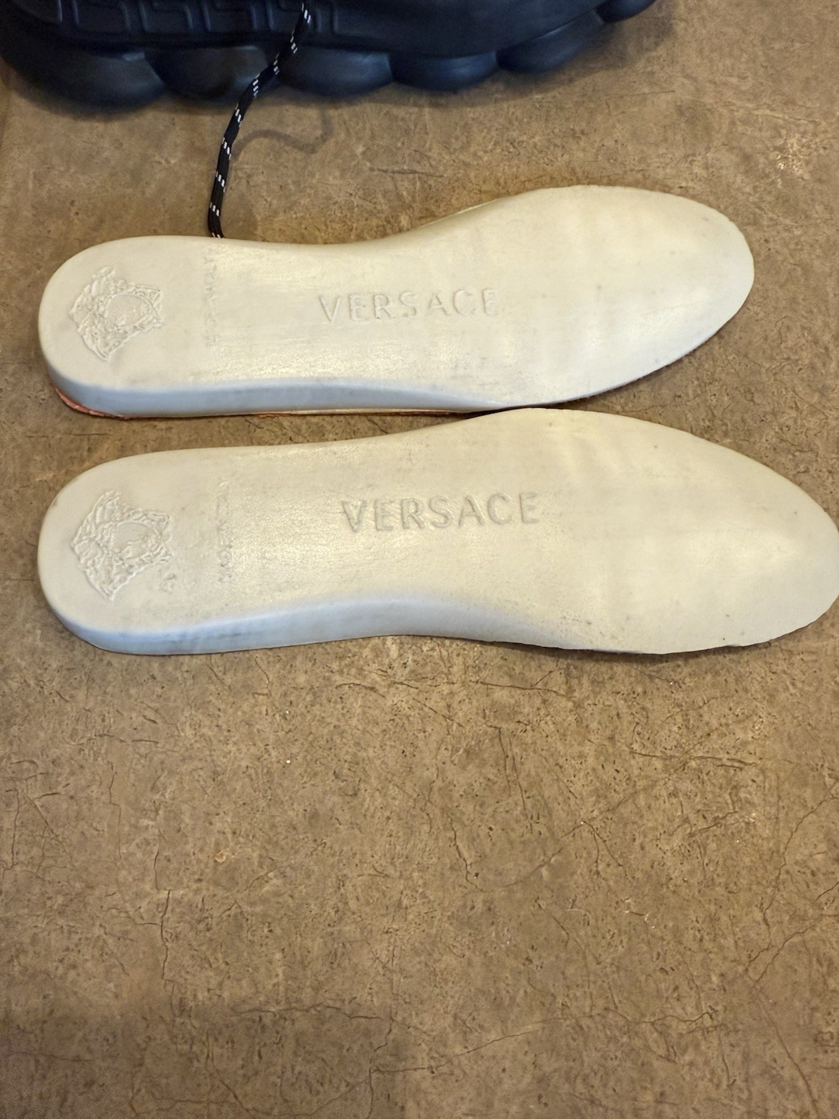 Versace Chain Reaction Black & Multicolor Trainers - Size 10