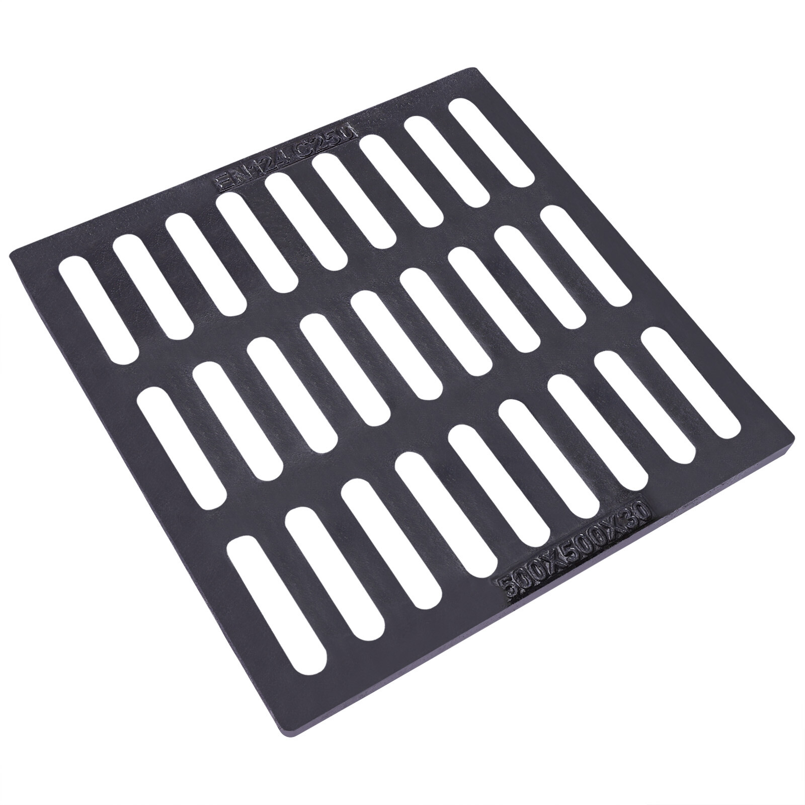 Cast Iron Sewer Grate Strainers Drain Catch Basin Cover Trench Drainage Outdoor
