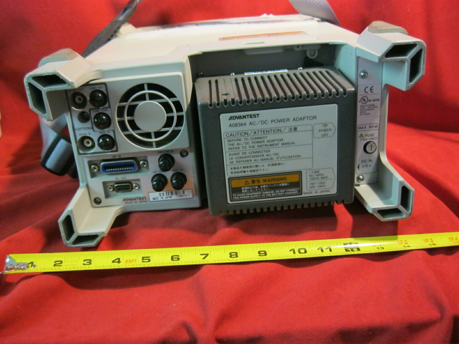 Advantest U3641 Spectrum Analyzer Frequency Range 9 kHz to 3 GHz