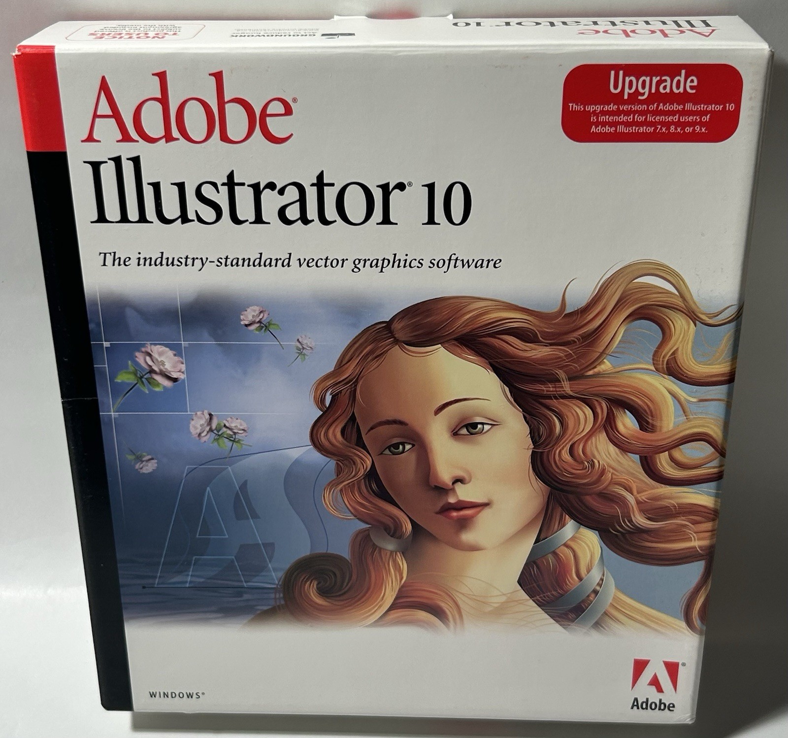 Adobe Illustrator 10 for Windows Upgrade Version with Serial Number