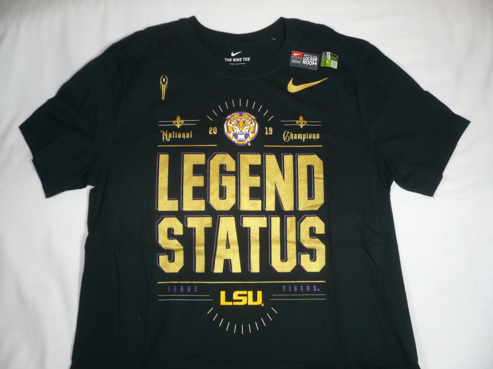 Nike LSU Tigers 2019 National Champions Multi Sizes BRAND NEW Shirt NWOT