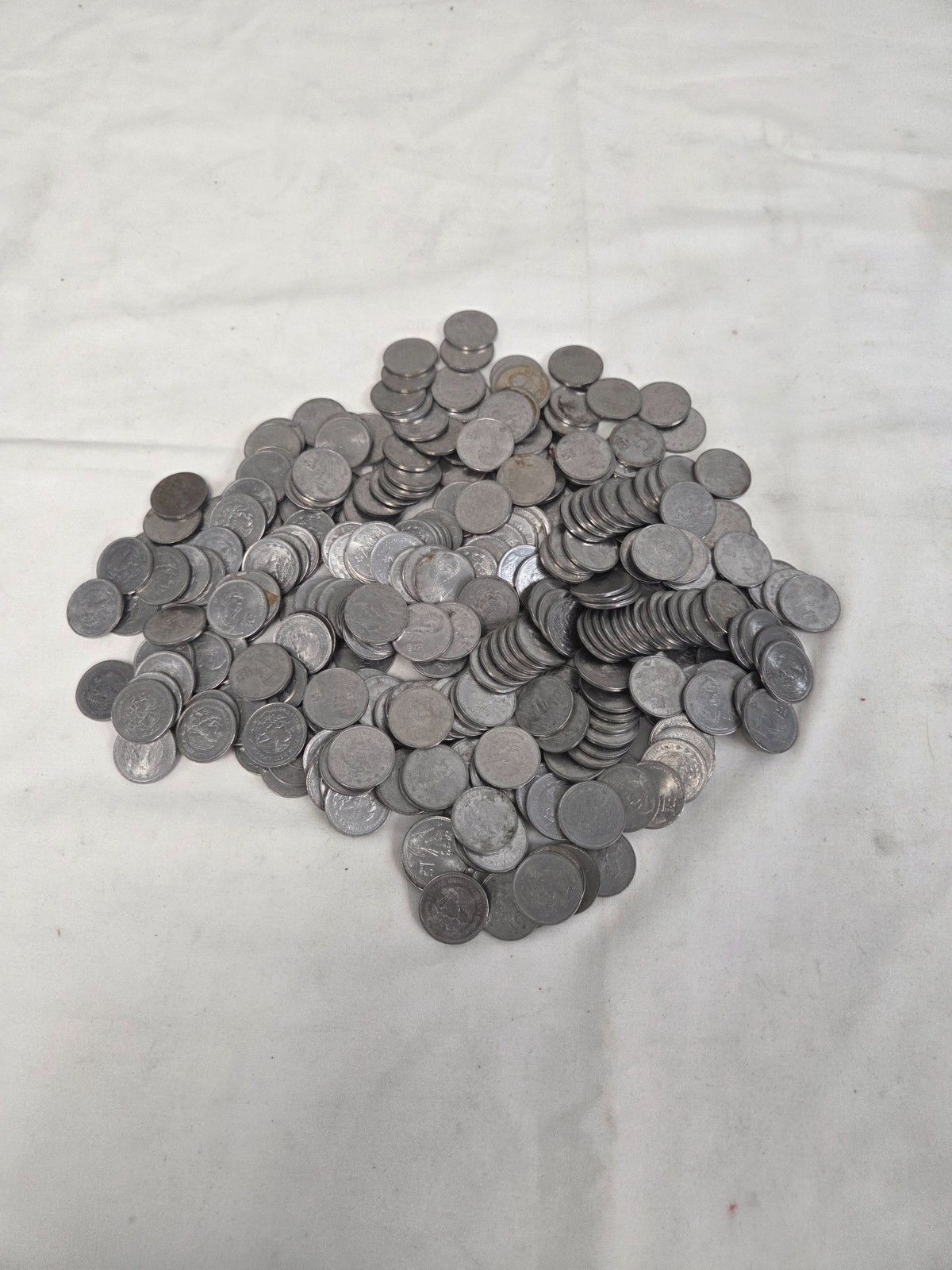 Mexico 1 Peso Coin Lot of 305 Jose Maria Morelos Vintage Mexican Collector Coins