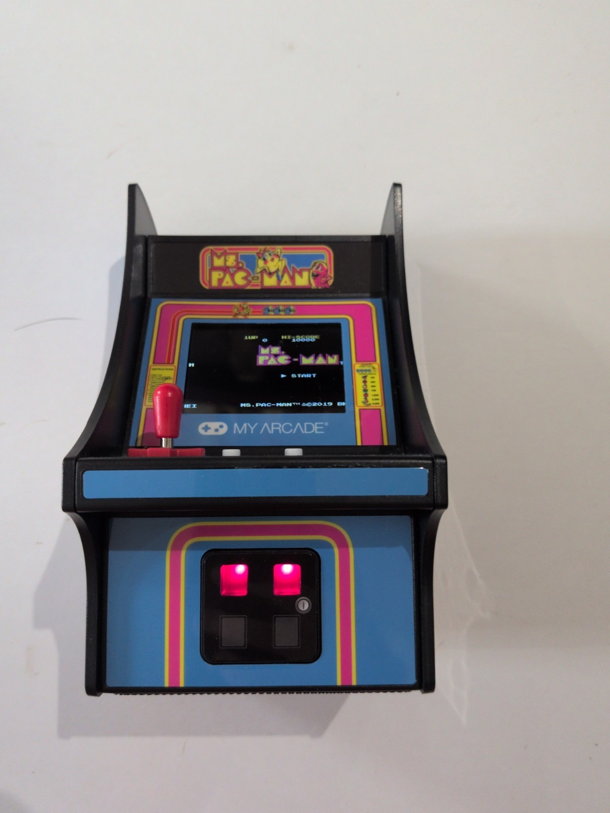 Retro Ms Pac-Man Arcade Game Mini 7”.  My Arcade*Tested*