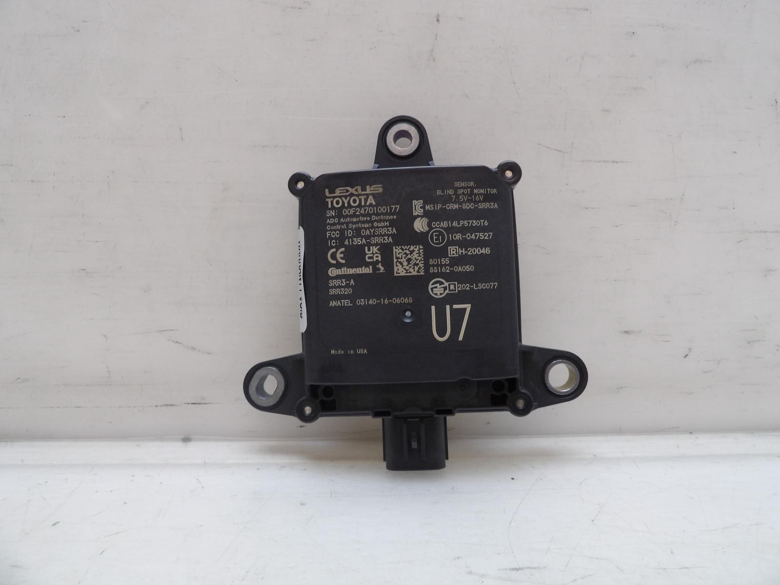 TOYOTA COROLLA CROSS REAR BLIND SPOT RADAR 88162-0A050 OEM 2023 2024 2025