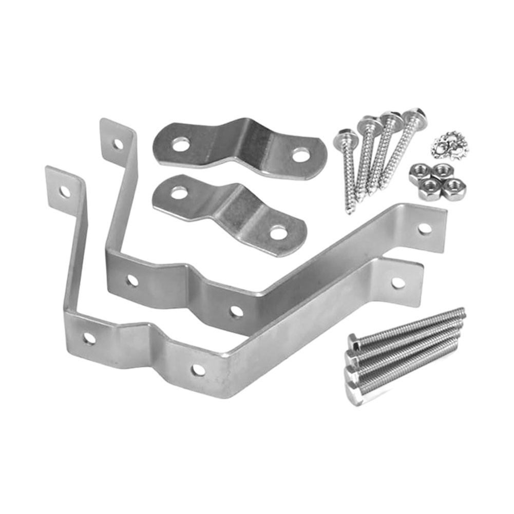Metal TV for antenna Pole Mounting Bracket Adjustable Clamp for Various Wall