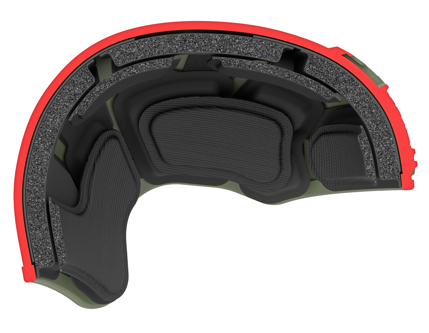 DLP Tactical ImpaX Extreme Pad Set For MICH / OPS-Core / ACH / MTEK Helmet