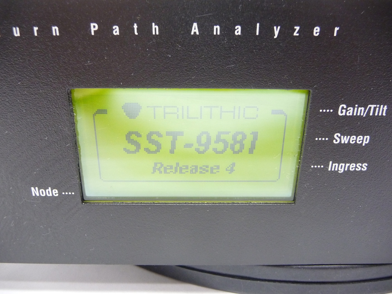 TRILITHIC 9581SST 9581 SST 16-INPUT DSP RETURN PATH ANALYZER R4 W/ TRAFFIC OPT