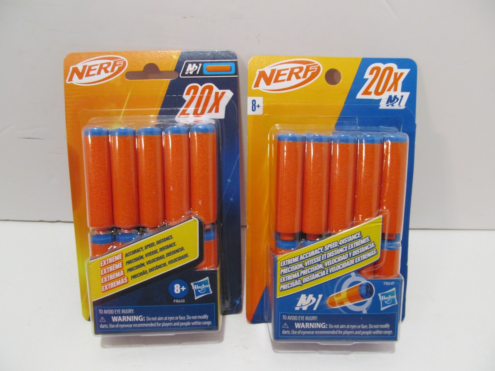 2024 NERF 20X N1 Soft Darts 2 Packages N1 Dart Blasters F8640 - NEW