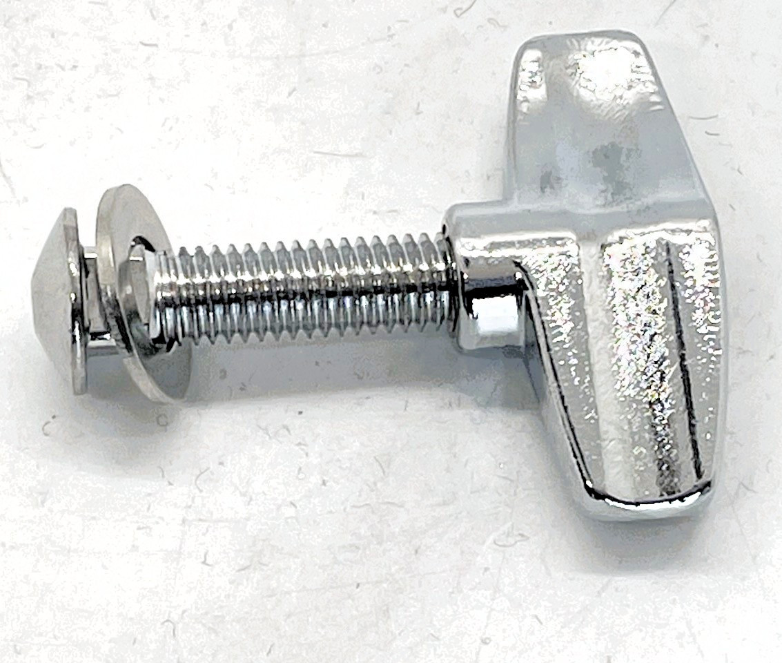 8mm X 40mm (1.5") Carriage Bolt, Washer, 2000s Pearl Style Wing Nut CB8-W8-WN8-3