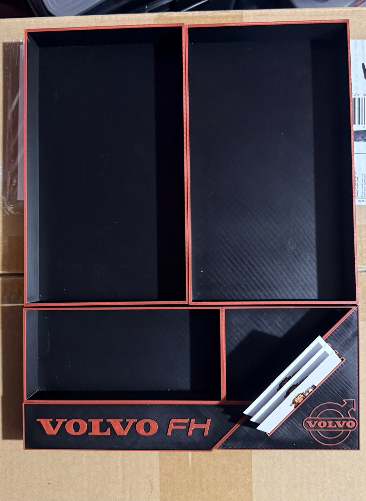 Drawer Organiser for Volvo FH V4,V5 3D Printed Colour Options