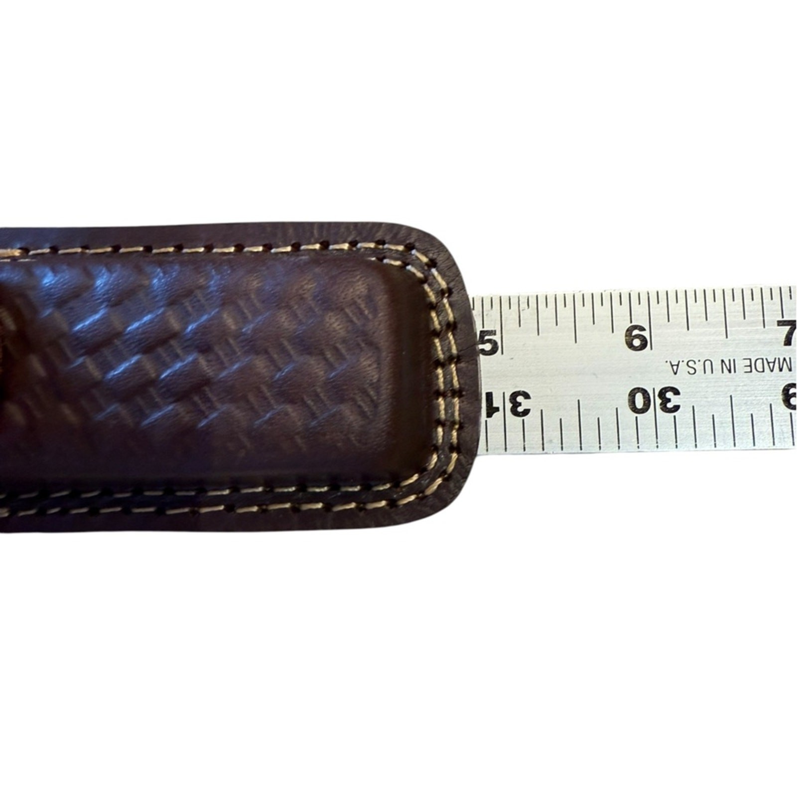 Titan Brown Leather Snap Belt Knife Sheath 5”