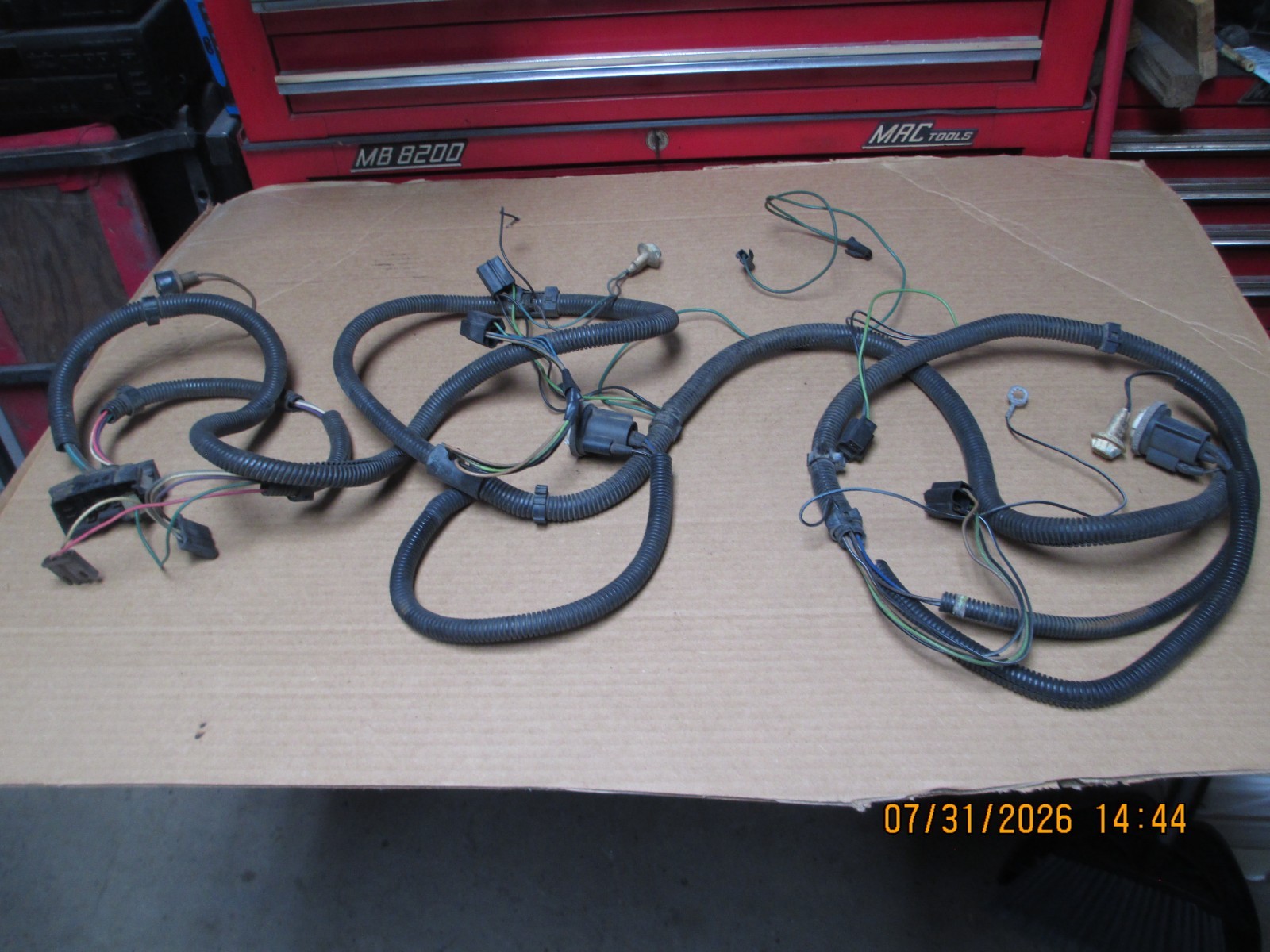 1979-1981 FIREBIRD HEADLAMP HARNESS FOR PULSE WIPER MOTOR WITH WASHER PUMP. USED