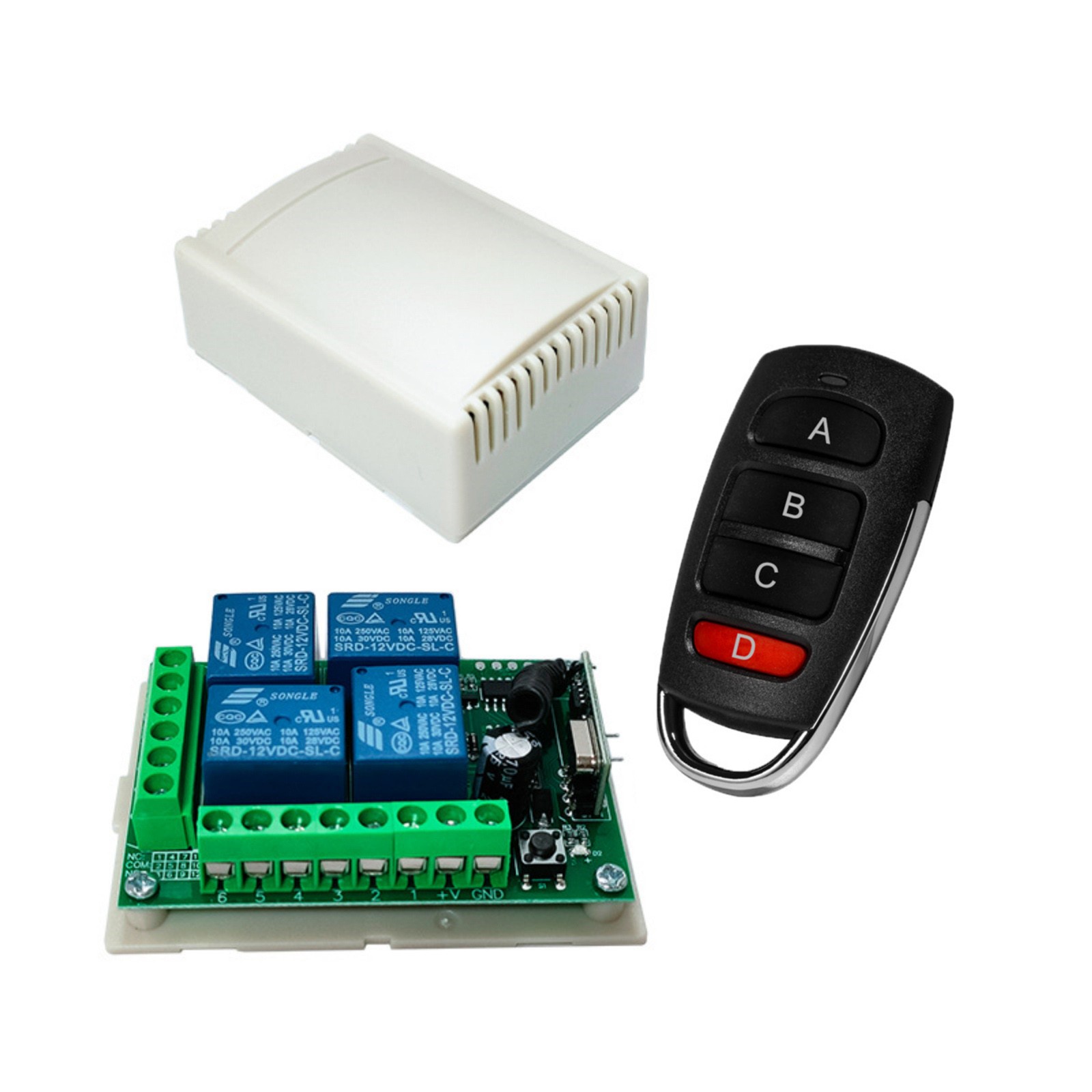 Stable Channel Relay Wireless Remote Control Switch Transmitter+Receiver