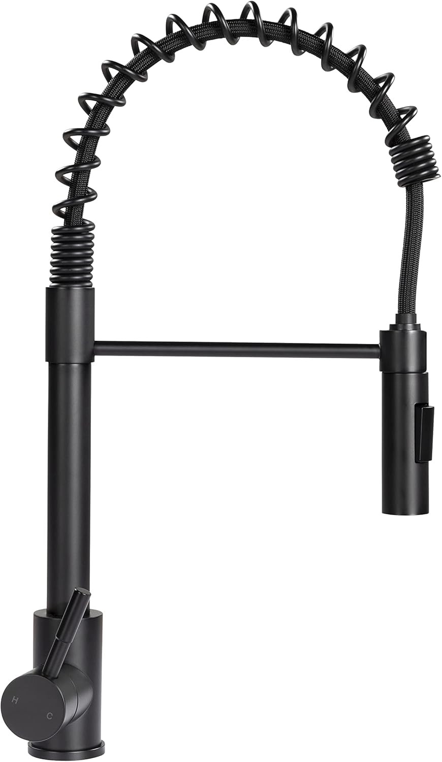 Lippert Flow Max Coiled Pull Down Kitchen Faucet for RVs and